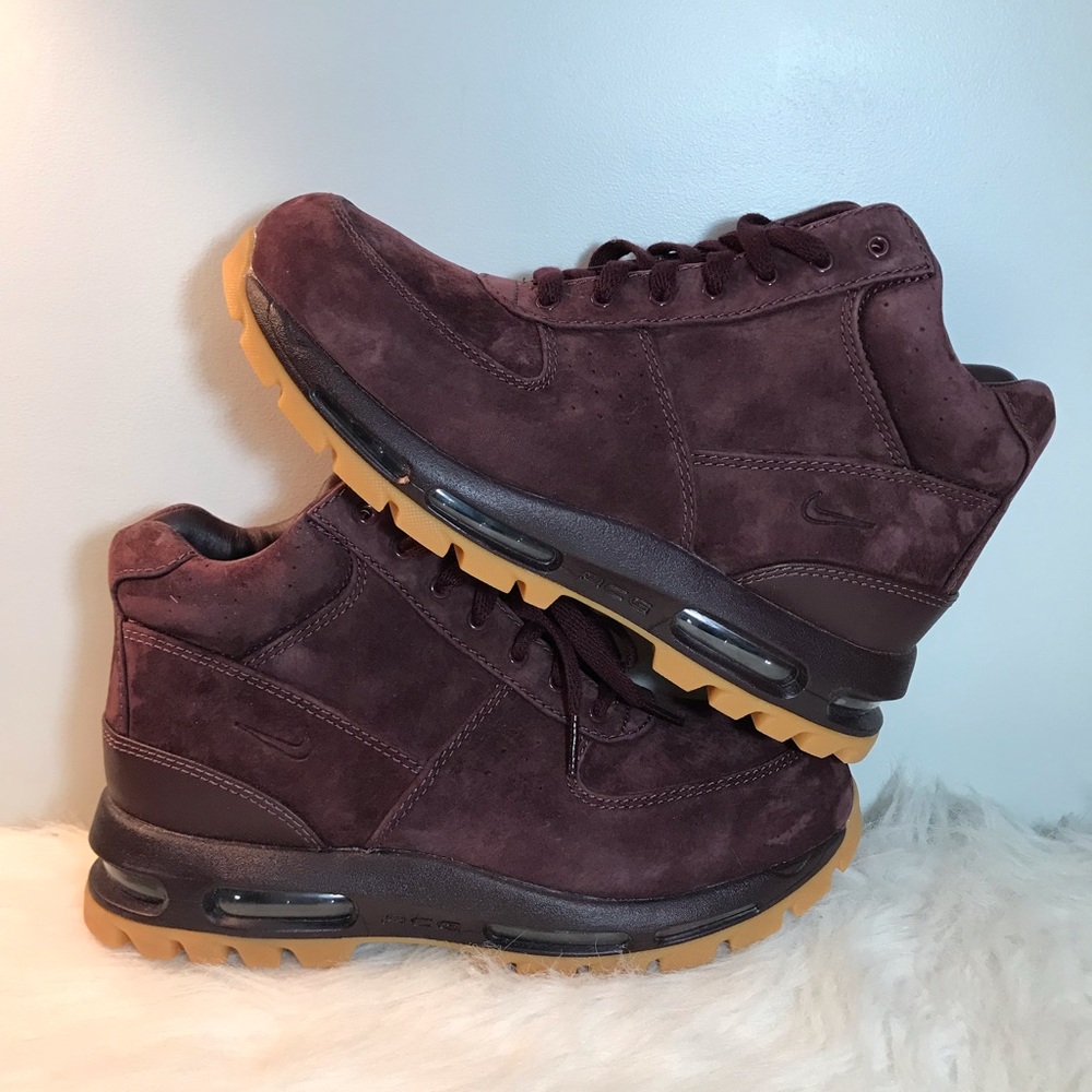 Nike air max Goadome Suede burgundy boots